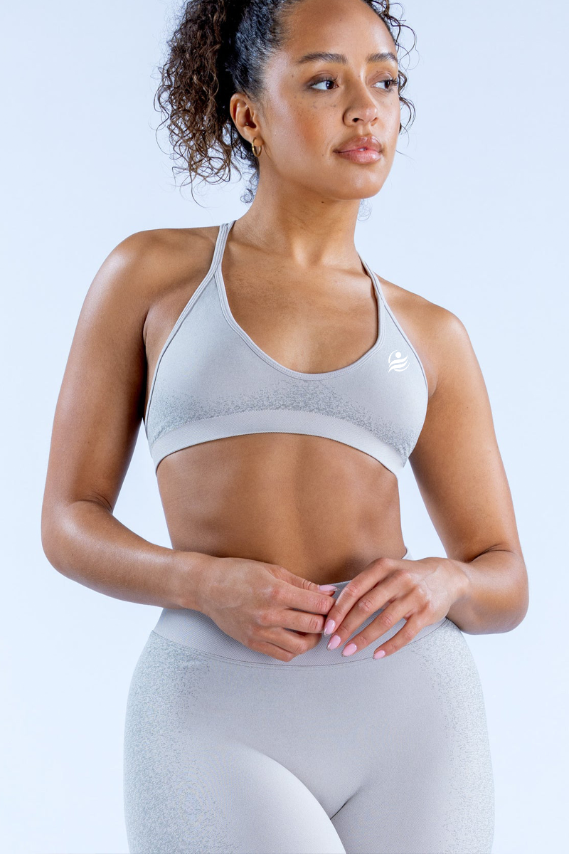 Seamless Pulse Top - Soft Slate