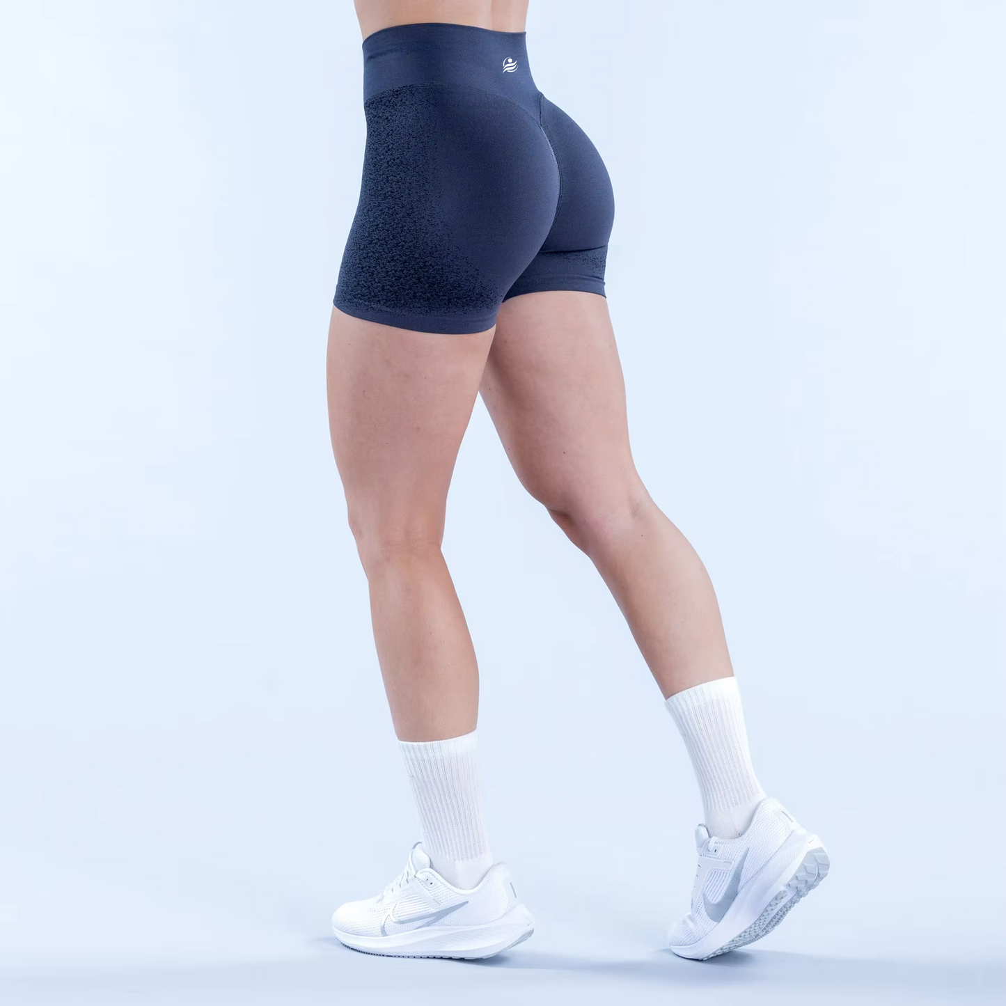 Seamless Pulse Short - Badge Blue