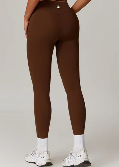 FTL Long Sleeve Yoga Set - Brown