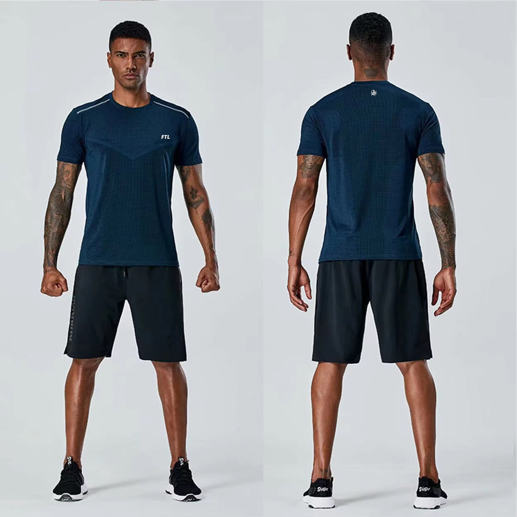 Men’s everyday compression fit t-shirt - Navy Blue