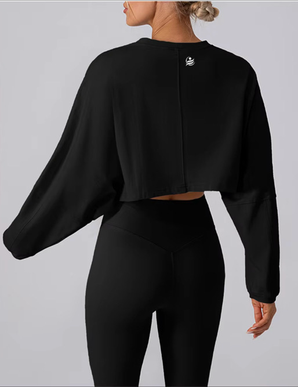 FTL Women's Cropped Long Sleeve - Black
