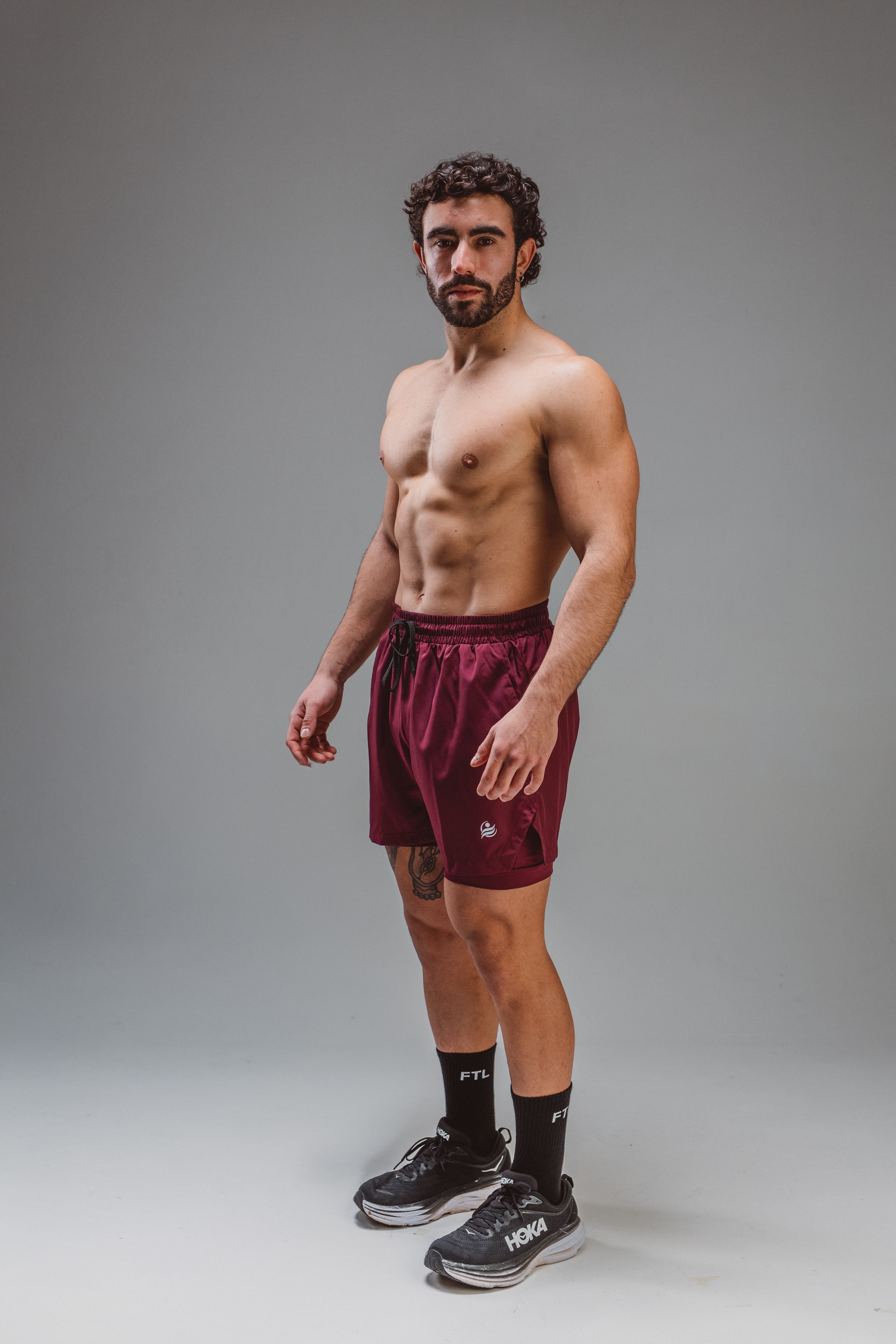 In-Form Shorts - Wine Red