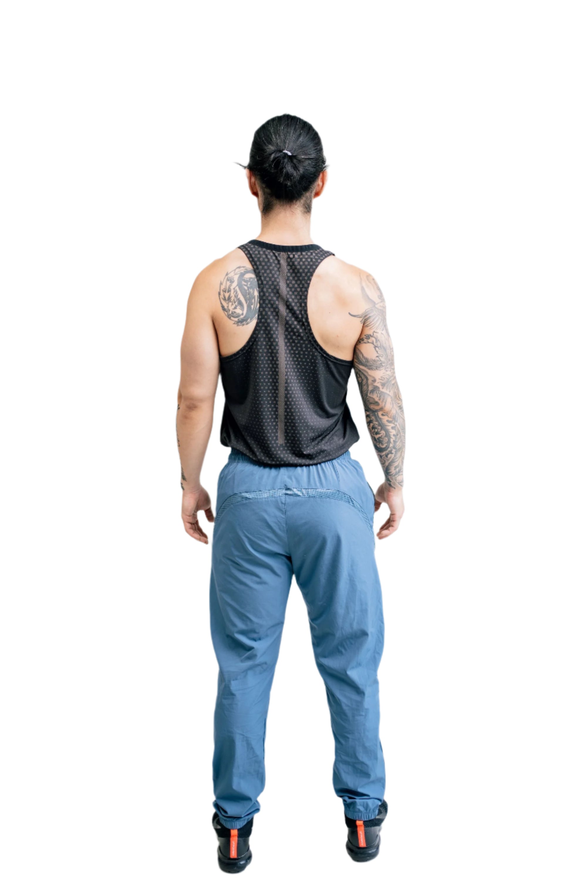 Active Wear Jogger Training Pants - Gray Blue