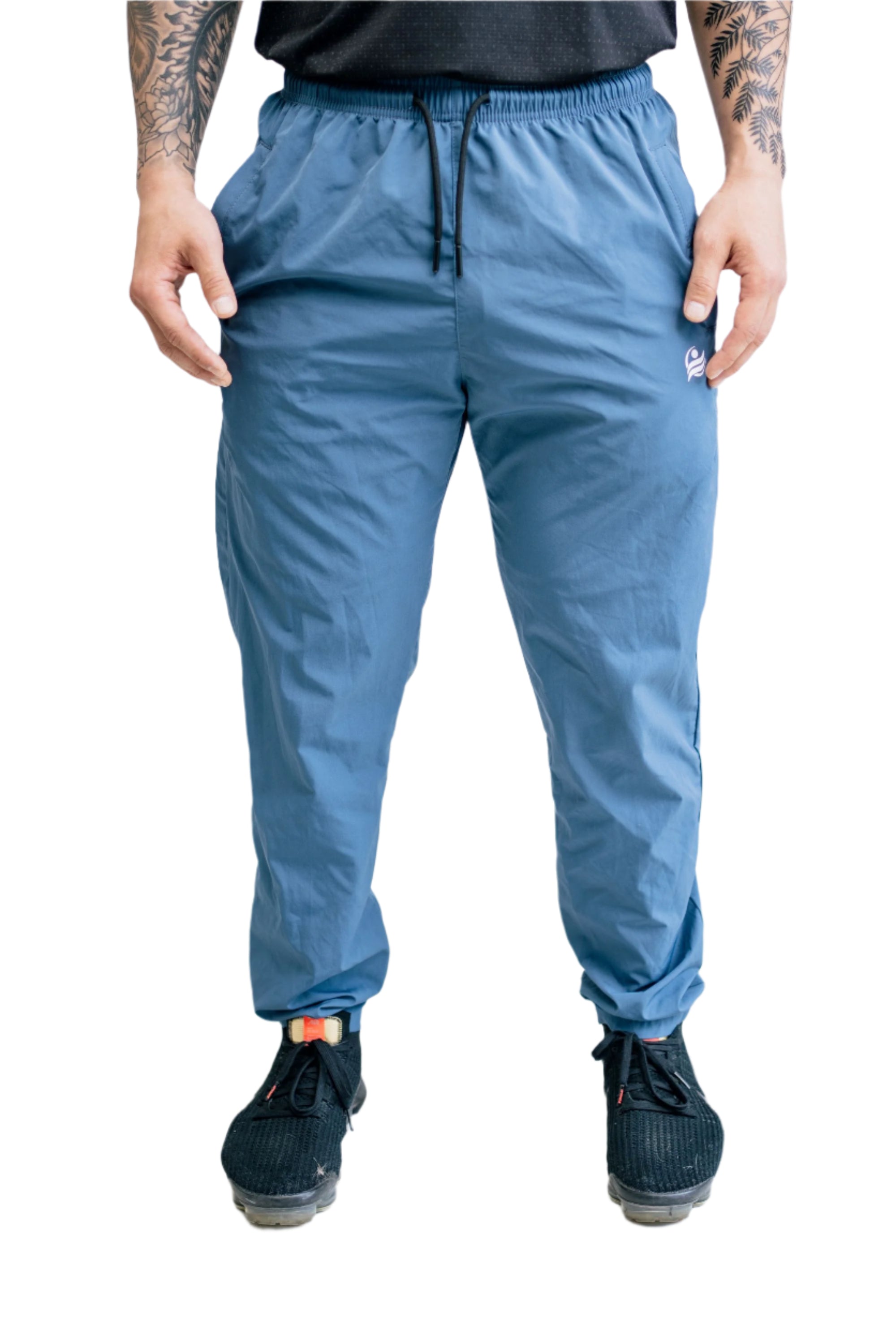 Active Wear Jogger Training Pants - Gray Blue