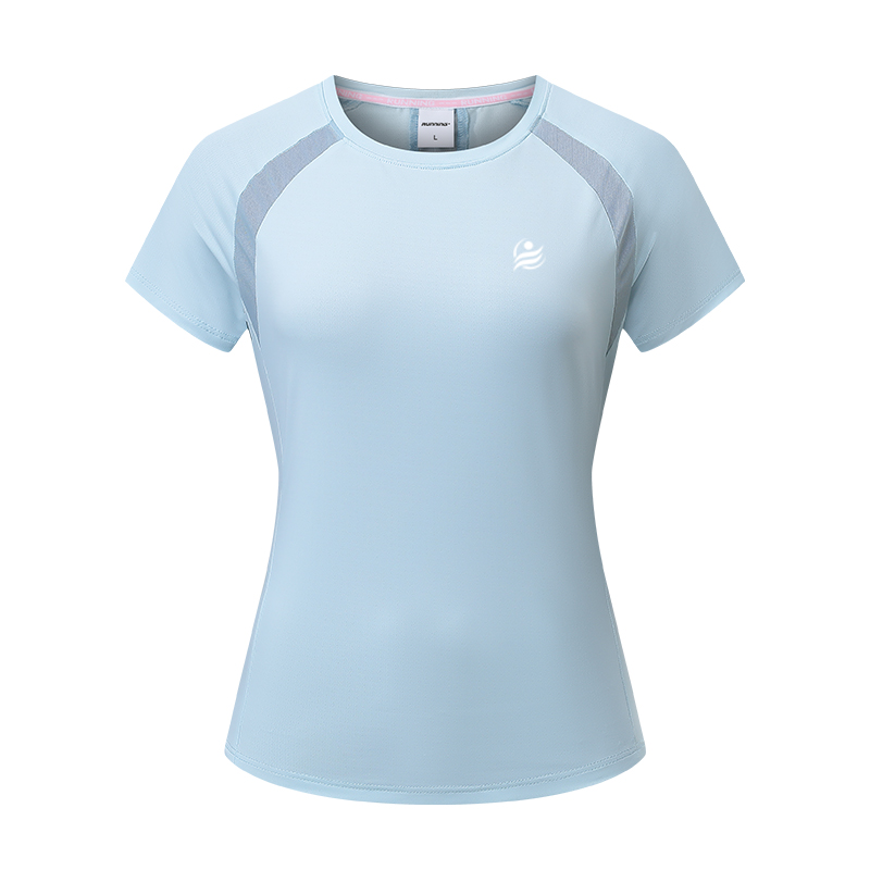 Women’s slim fit quick dry training shirt - Sky Blue
