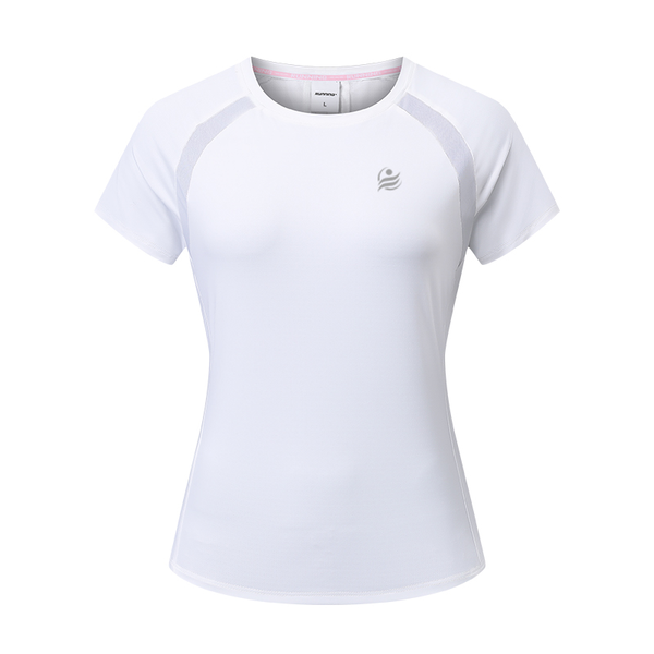 Women’s slim fit quick dry training shirt - White