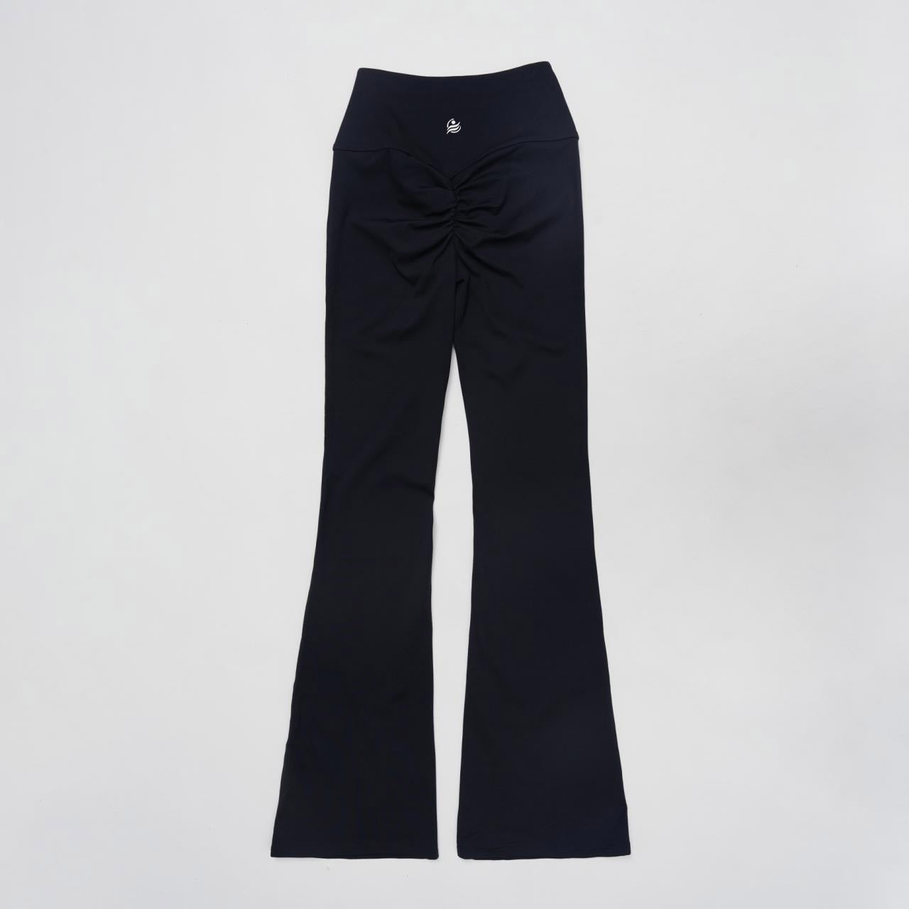 Scrunchy Flare Yoga Pants On the Go - Navy
