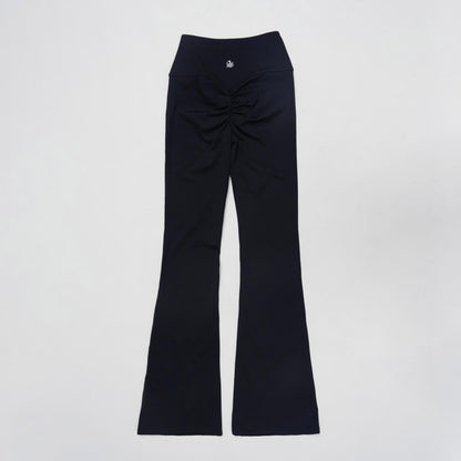 Scrunchy Flare Yoga Pants On the Go - Navy