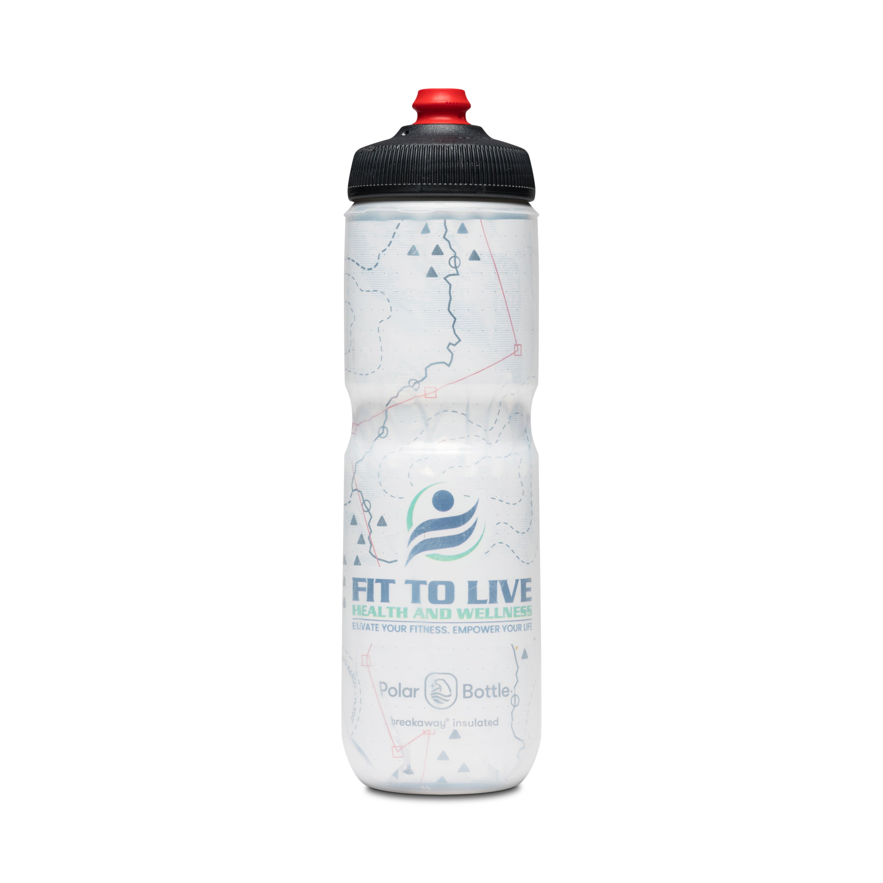 FTL Insulated Water Bottle - White Rock Endurance (White)