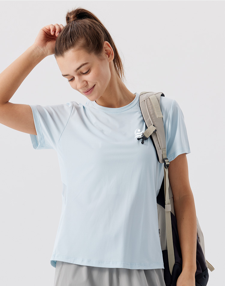 Women’s Feel Good T-shirt - Light Blue