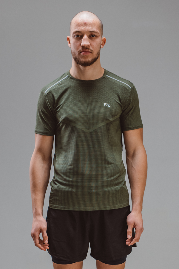 Men’s everyday compression fit t-shirt - Olive Green