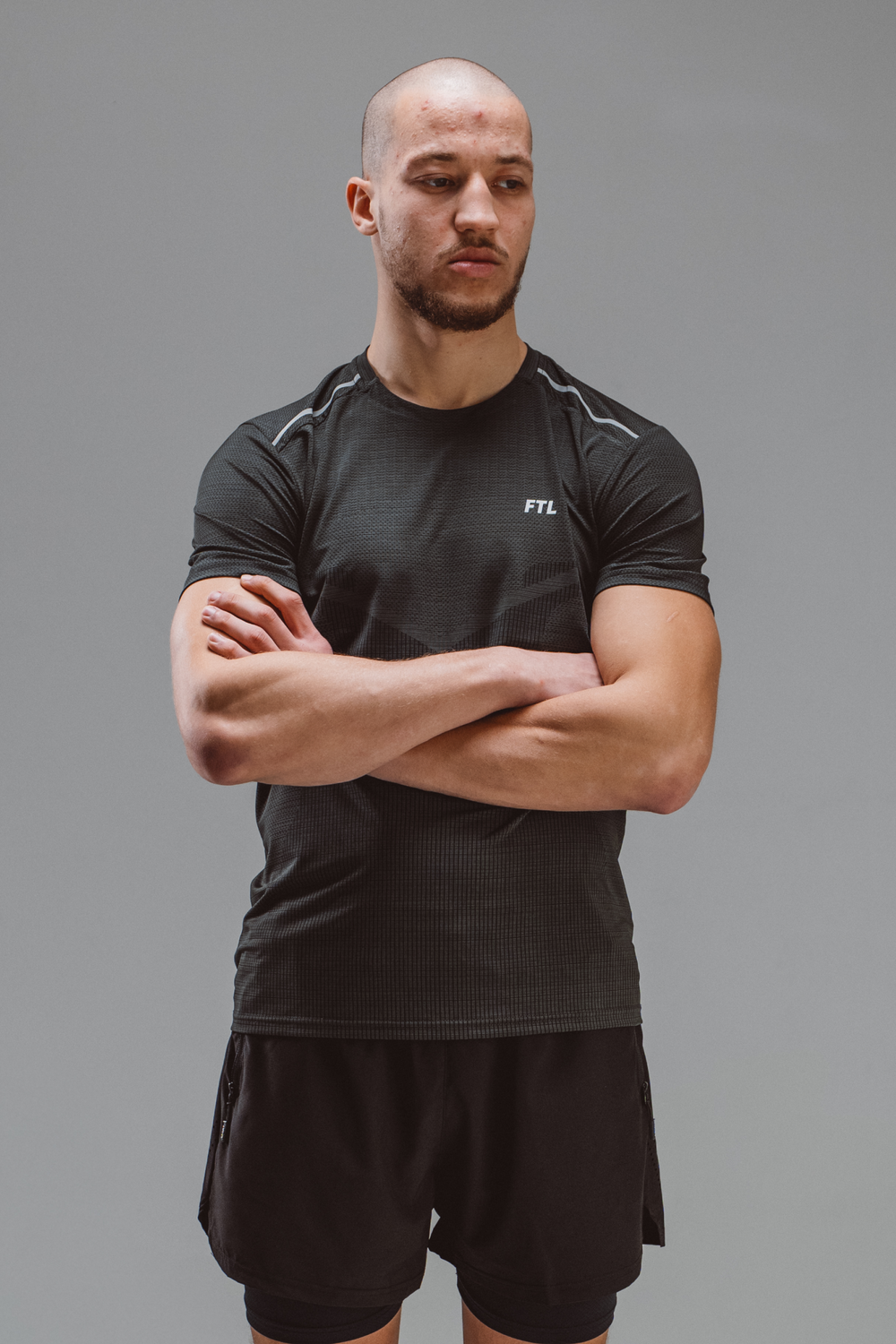 Men’s everyday compression fit t-shirt - Dark Gray