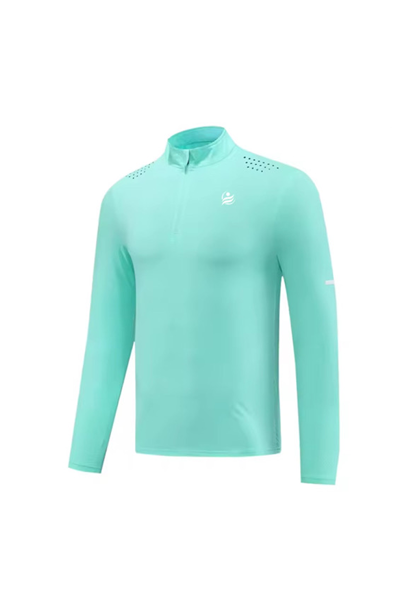 Men’s Quick Dry Quarter-Zip - Turquoise