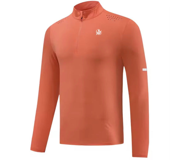 Men’s Quick Dry Quarter-Zip - Orange