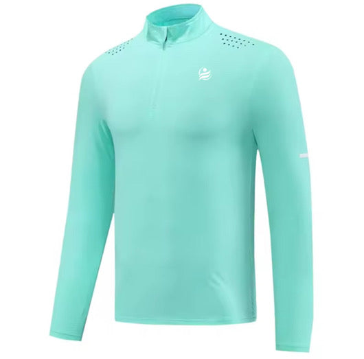 Men’s Quick Dry Quarter-Zip - Turquoise