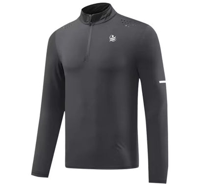 Men’s Quick Dry Quarter-Zip - Dark Gray