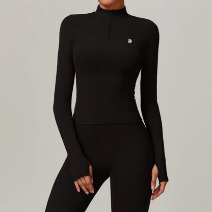 FTL Long Sleeve Yoga Set - Black