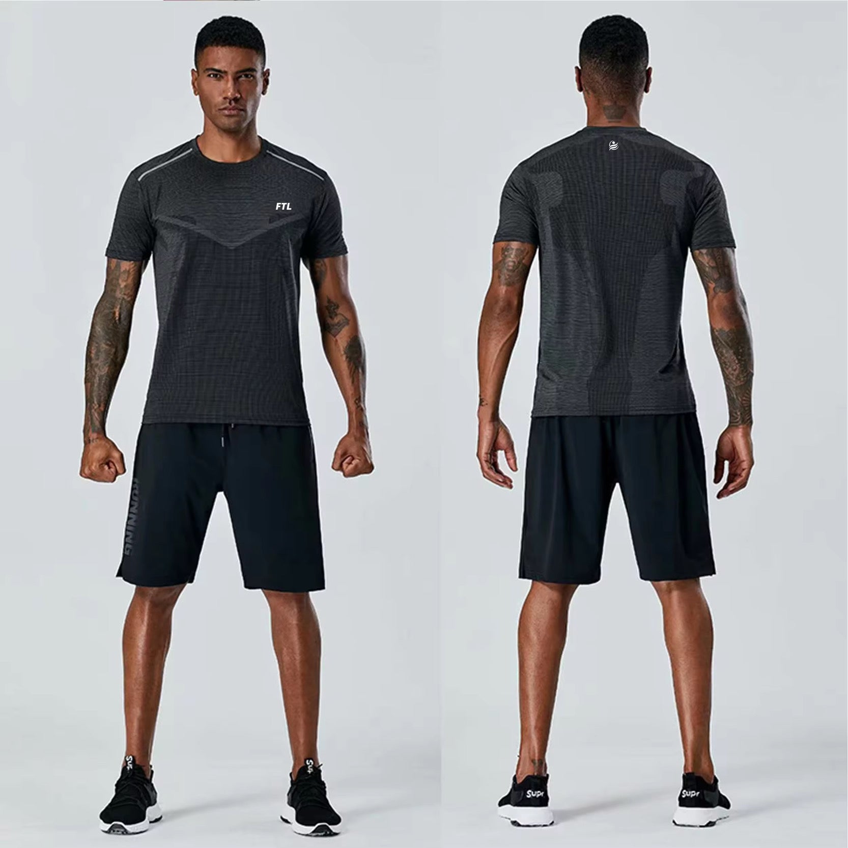 Men’s everyday compression fit t-shirt - Dark Gray