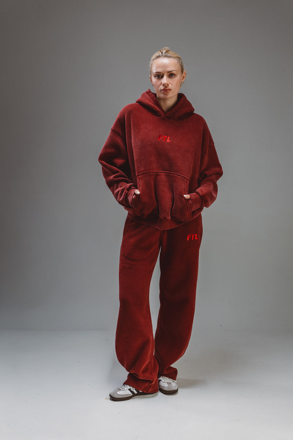 Women's OFF Days Red Sweatsuit