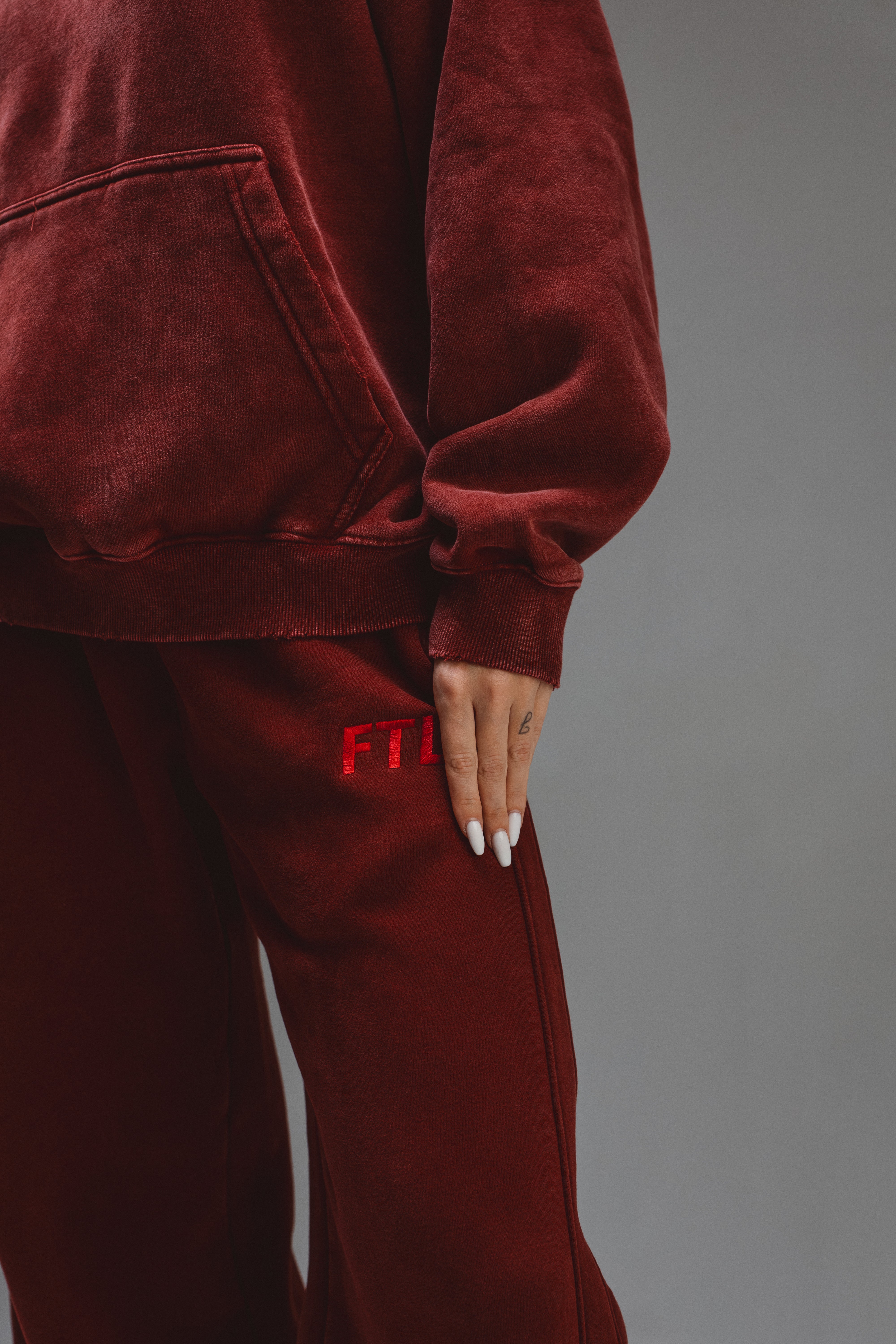 Women's OFF Days Red Sweatsuit