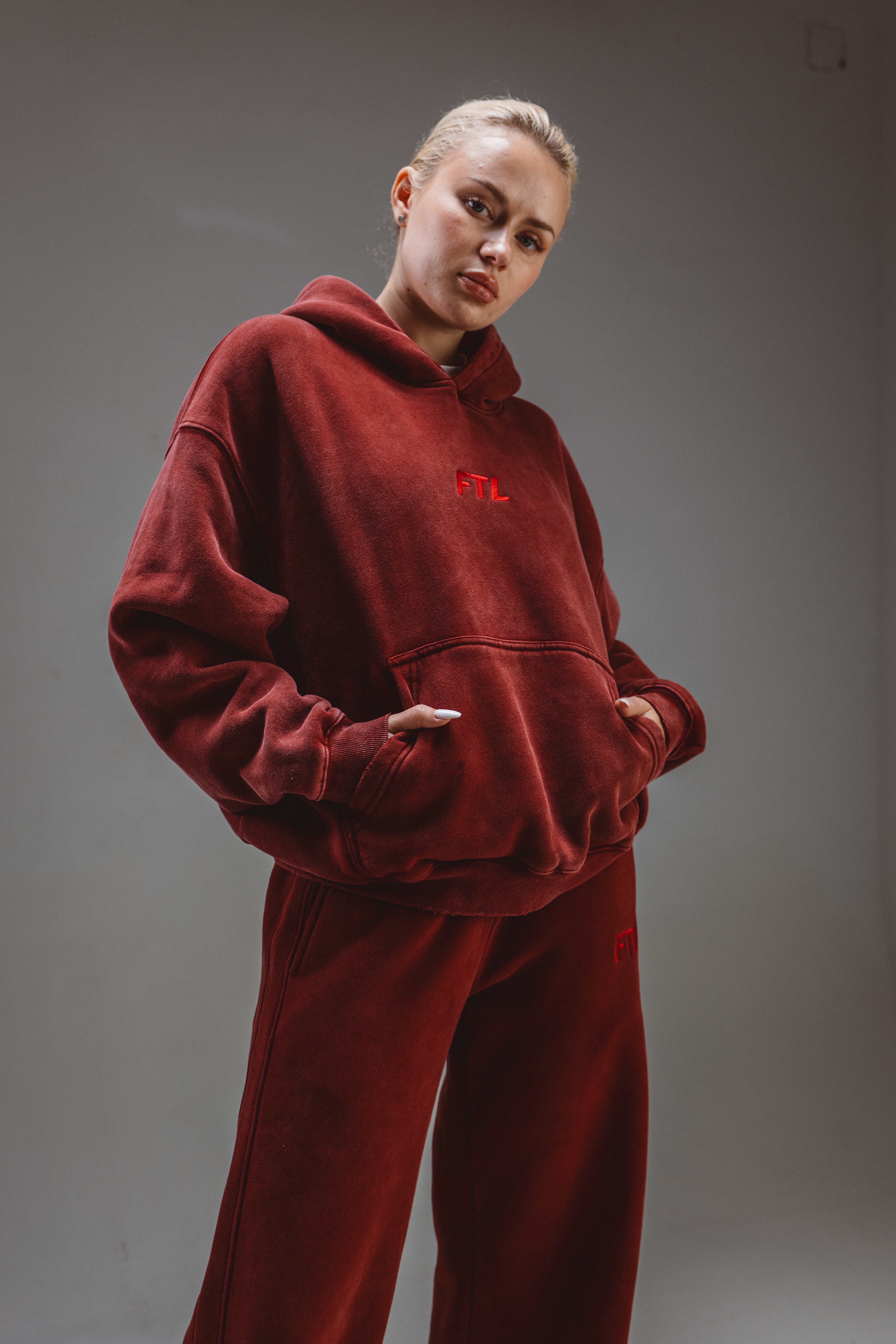 Women's OFF Days Red Sweatsuit