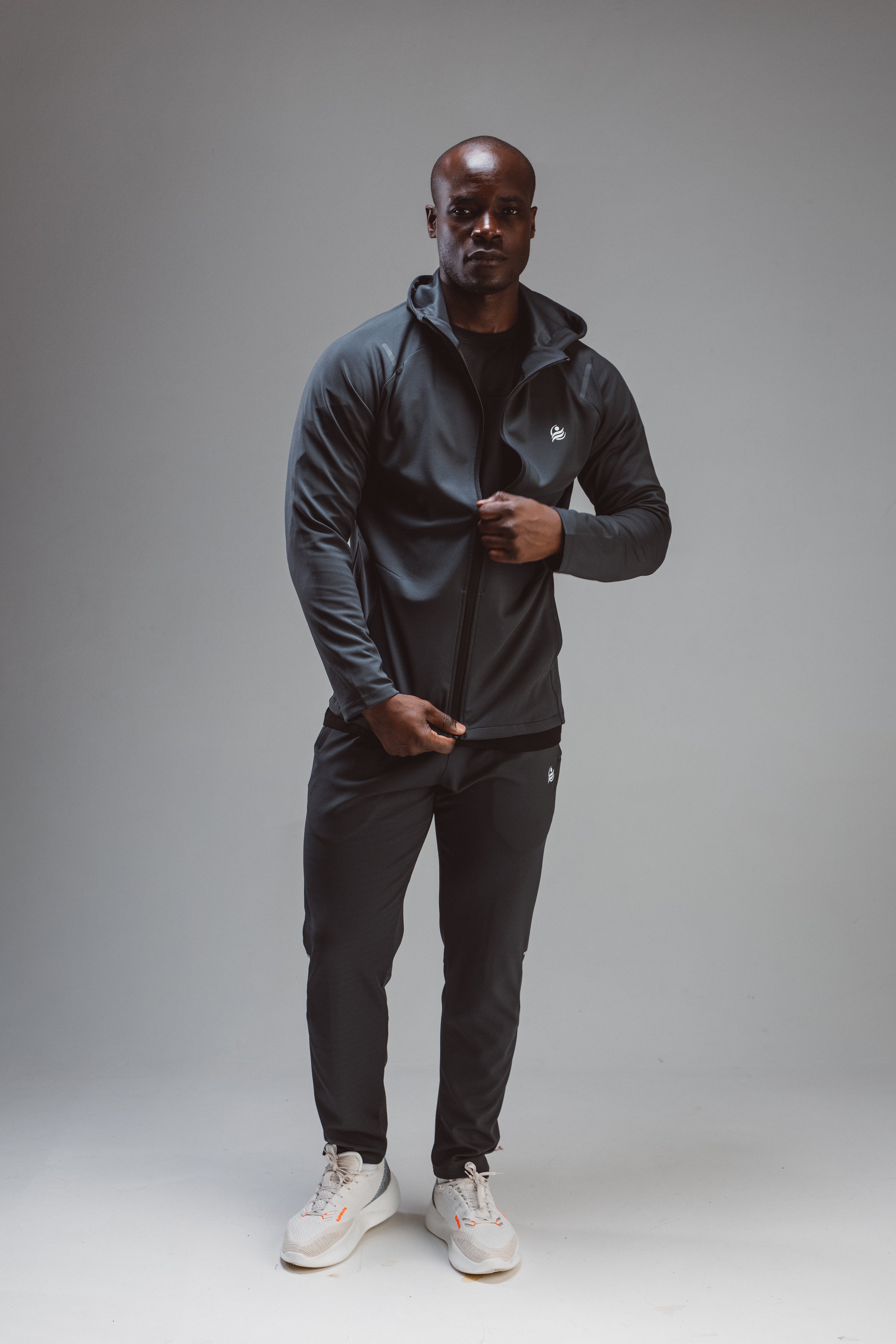 Men’s 2 piece Elite Tracksuit - Gray Blue