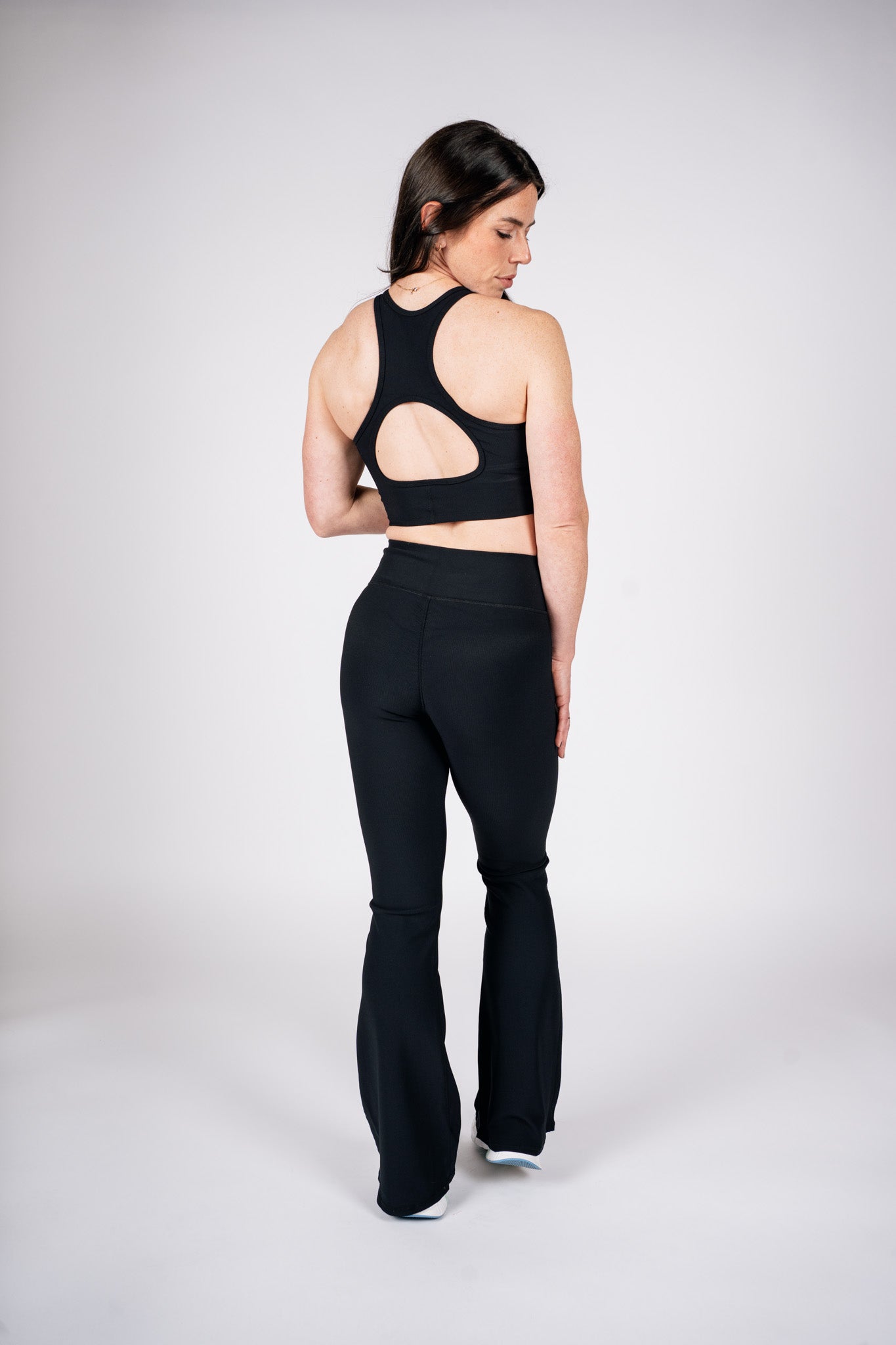 Women’s Athletic Yoga Flare Set - Black