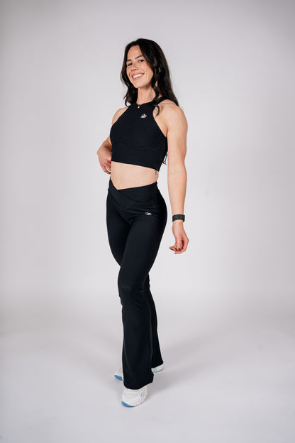 Women’s Athletic Yoga Flare Set - Black