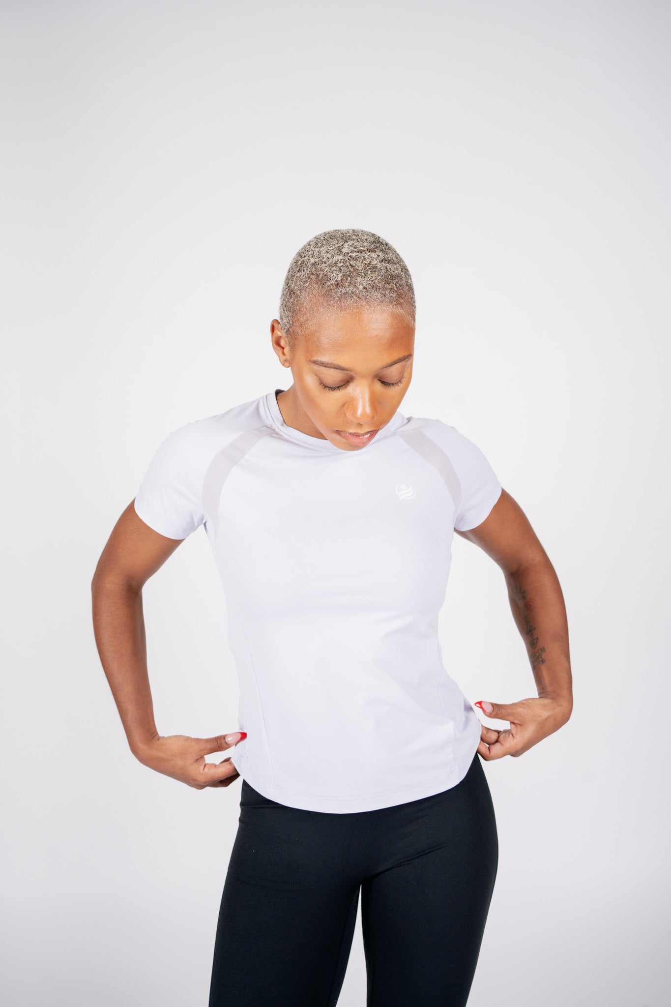 Women’s slim fit quick dry training shirt - Purple