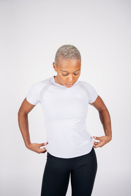 Women’s slim fit quick dry training shirt - Purple