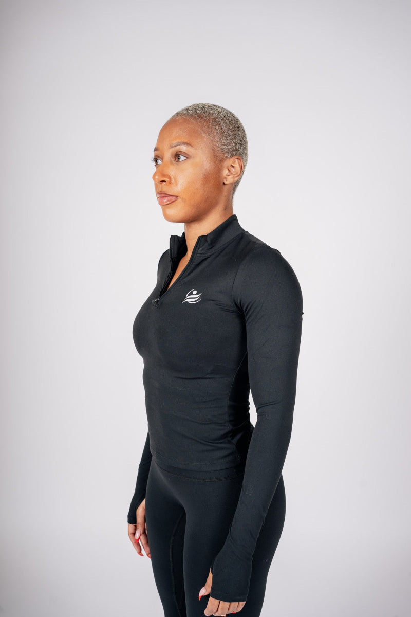 FTL Long Sleeve Yoga Set - Black