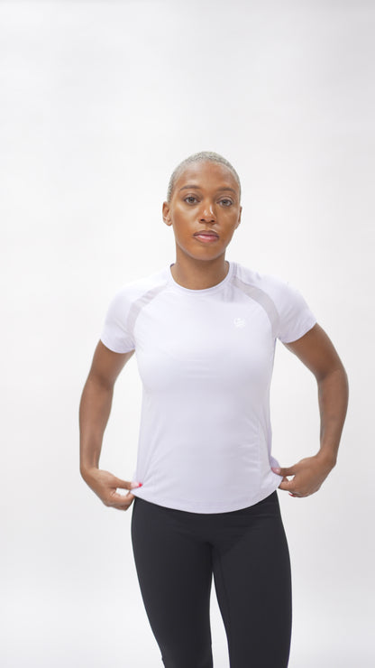 Women’s slim fit quick dry training shirt - Purple