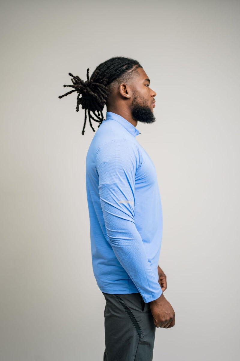 Men’s Quick Dry Quarter-Zip - Blue