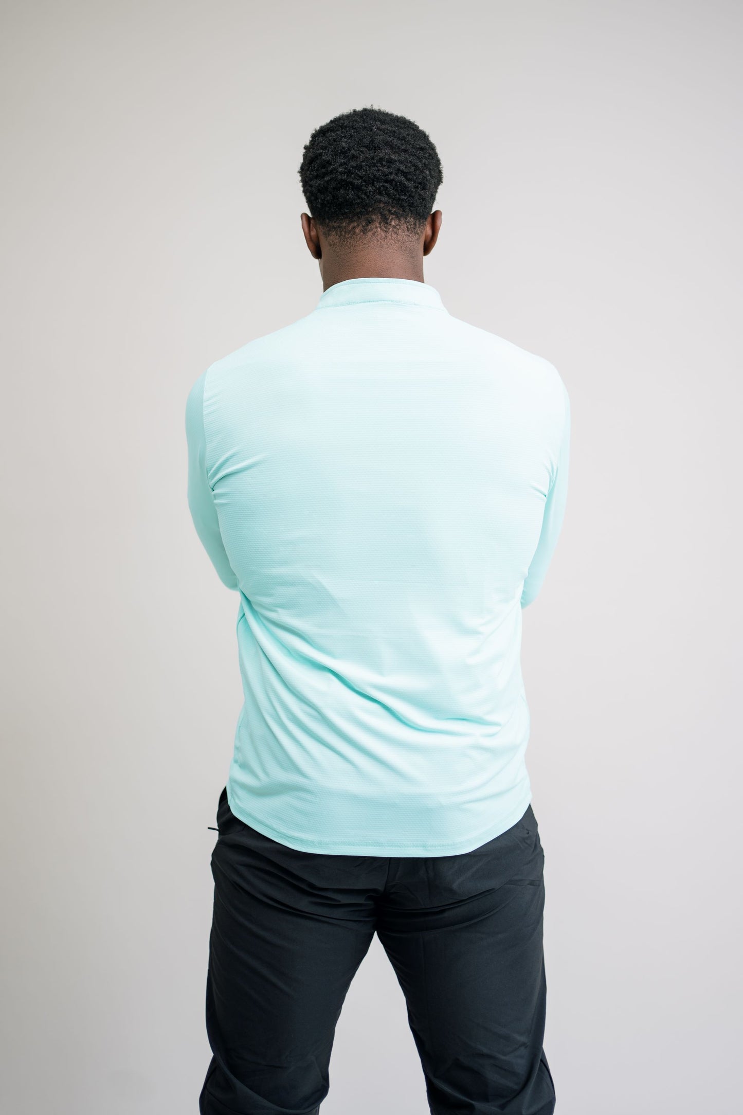 Men’s Quick Dry Quarter-Zip - Turquoise
