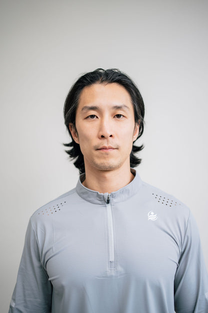 Men’s Quick Dry Quarter-Zip - Light Gray