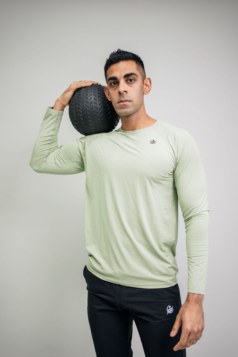 FTL Ultra-Light Quick Dry Long Sleeve - Lime Green