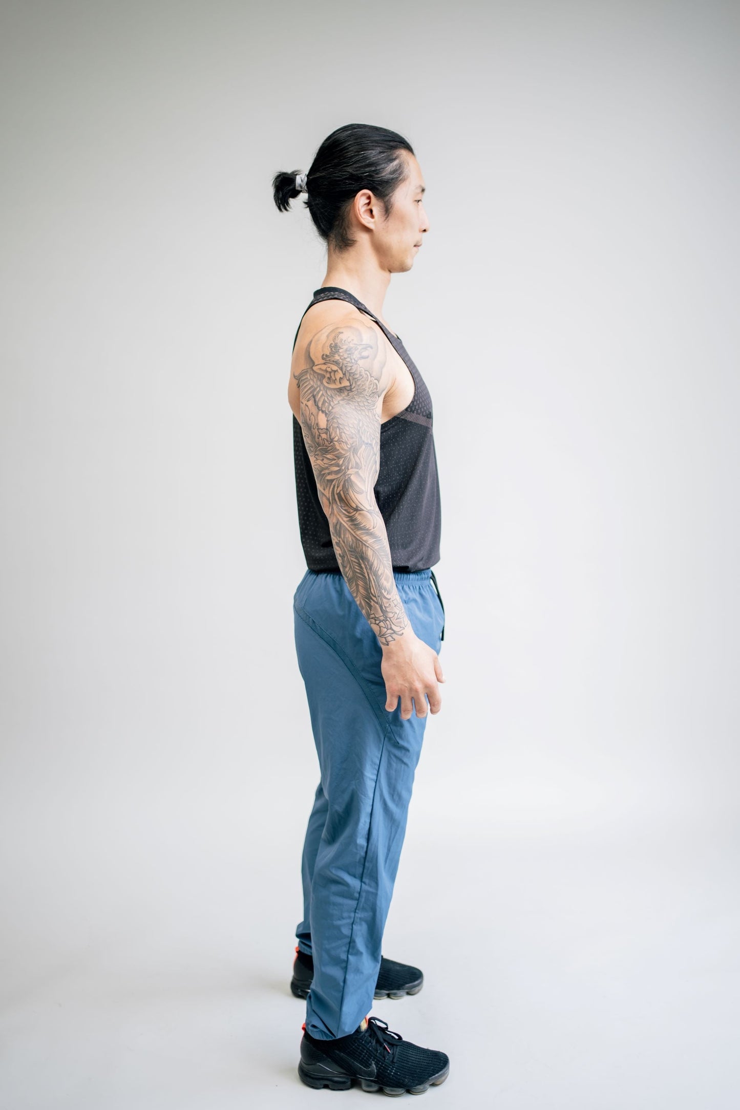 Active Wear Jogger Training Pants - Gray Blue